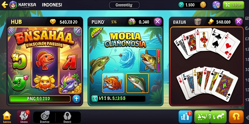 Tampilan tengah permainan 777LUCKY yang mengesankan.