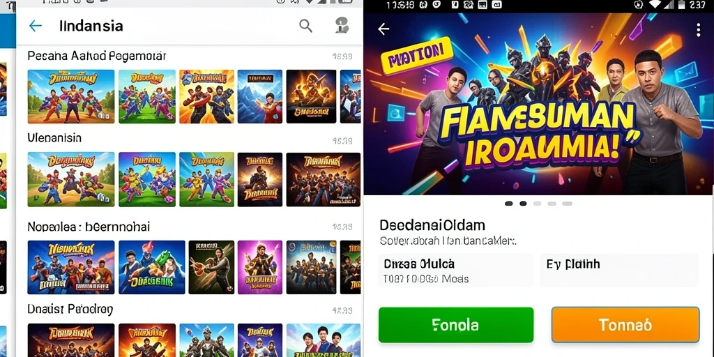 Tampilan antarmuka yang sederhana dan menarik.