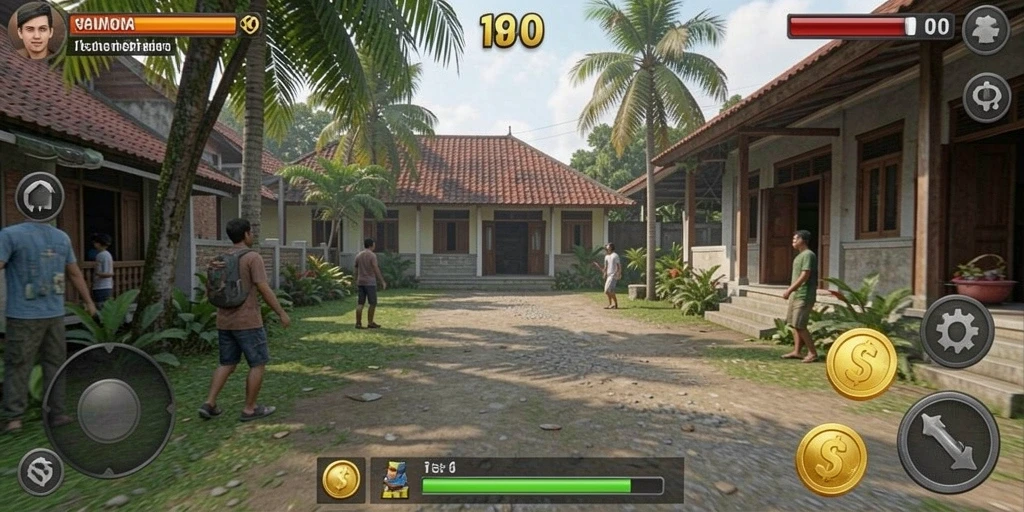 Tampilan grafis yang menakjubkan di DUNIA77.