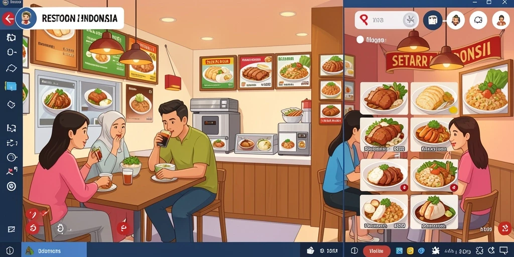 Screenshot menampilkan tampilan level pertama yang menawan.