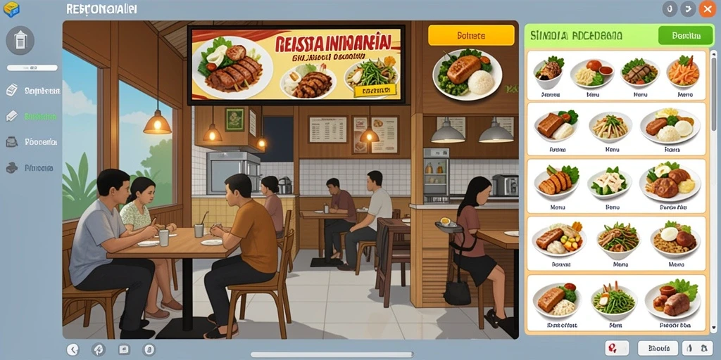 Tampilan antarmuka yang ramah pengguna dan menarik.